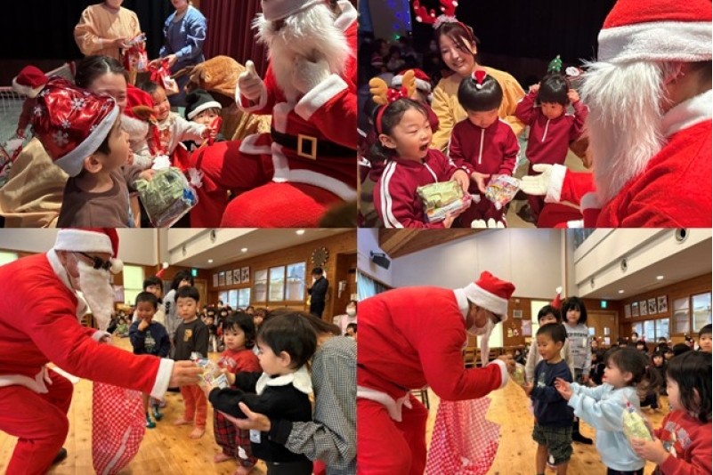 地域のこどもたちへクリスマスプレゼントをお贈りいたしました